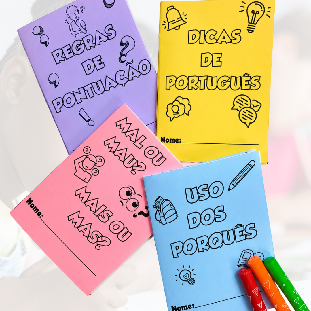 KIT LIVRETOS ZINE DE PORTUGUÊS