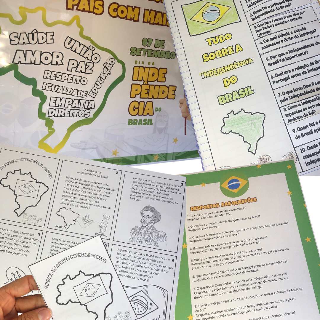 KIT INDEPENDÊNCIA DO BRASIL 3º AO 5º ANO