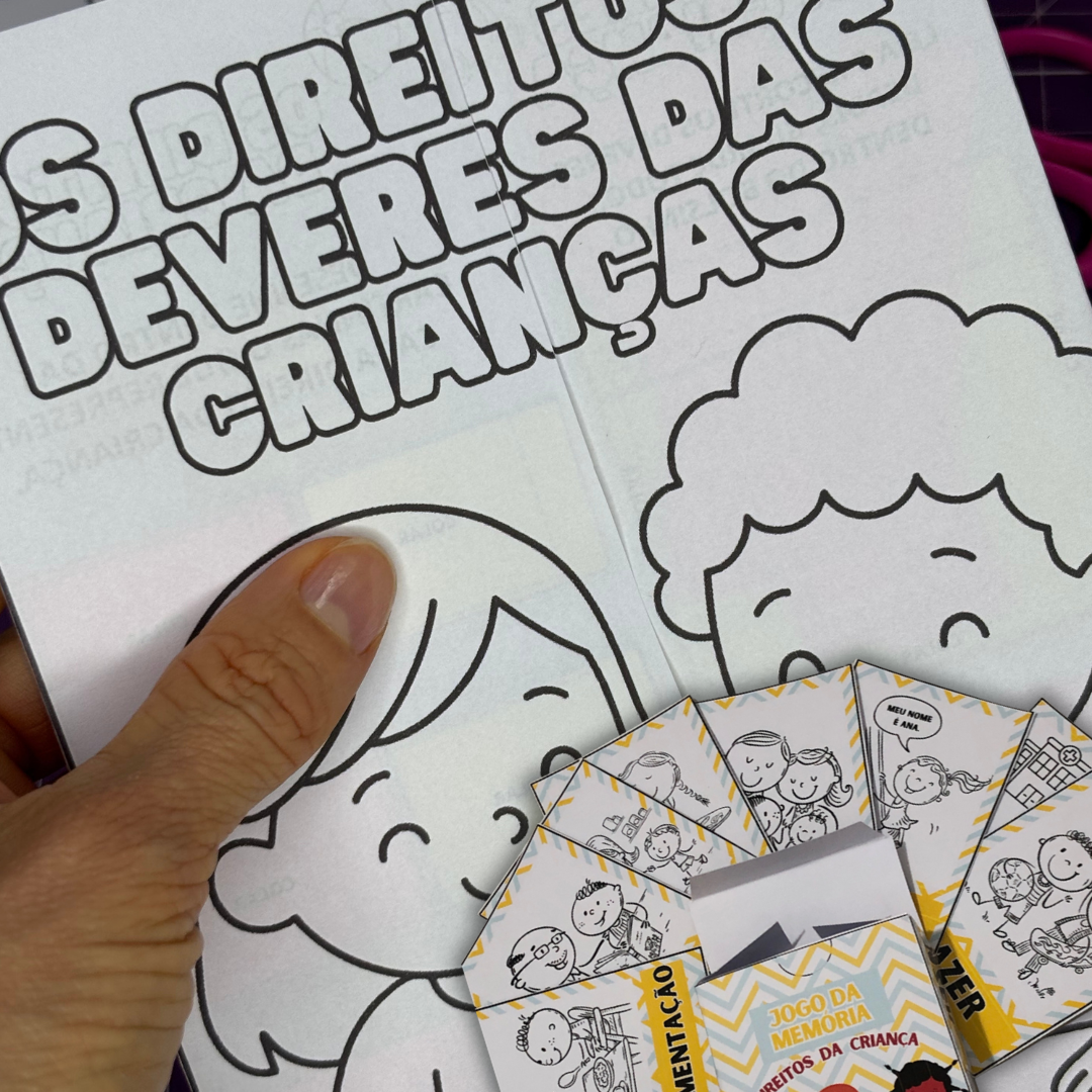 LAPBOOK DIREITOS E DEVERES DA CRIANÇA +  BÔNUS JOGO DA MEMÓRIA